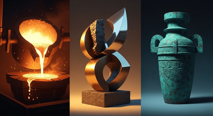 Free Bronze Through Time Image - Bronze, Triptych, Metalwork | Download ...