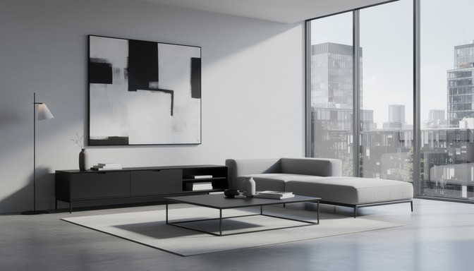 Free Minimalist Urban Living Image - Minimalist, Modern, Monochrome ...