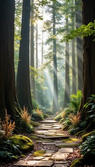 Free Enchanted Forest Gateway Image - Forest, Arch, Pathway | Download ...