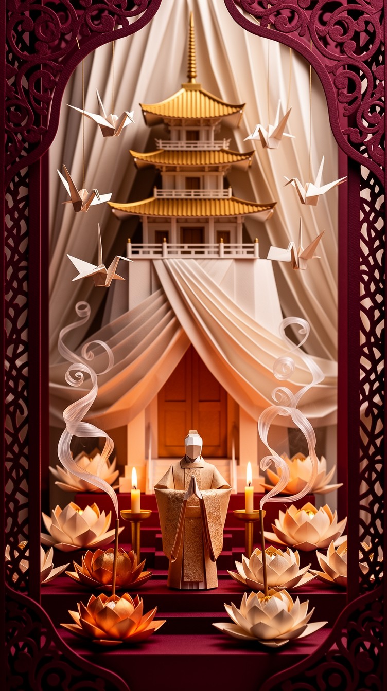 Sacrd Paper Free Sacred Paper Shrine Image - Paper, Origami, Altar | Download at ...