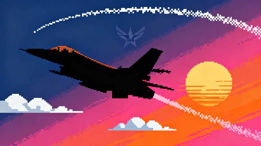 Free Freedom Takes Flight Image - Pixel, Art, Fighter | Download at ...