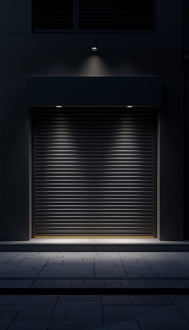 Storefront Night Texture Free Luminous Modern Storefront Image - Modern, Minimal, Storefront ...