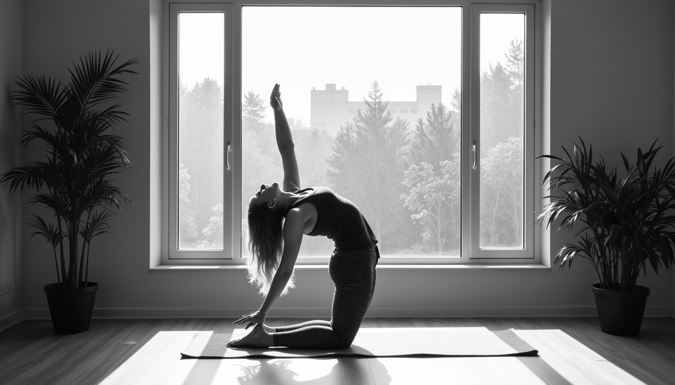 Backbend Stack Free Backbend by window Image - Yoga, Backbend, Flexibility | Download ...