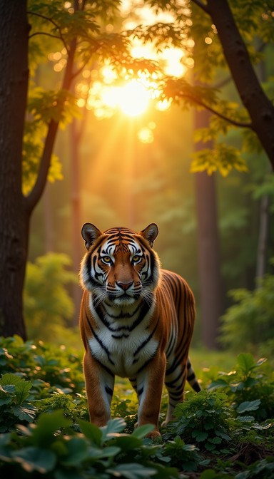 Tiger Balce Free Jungle Dawn Tiger Image - Tiger, Wildlife, Predator | Download at ...