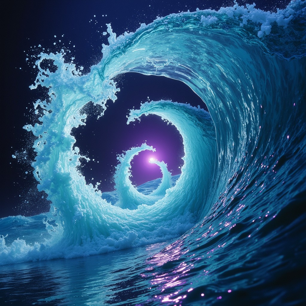 Gopro Wave Vortex Free Luminous Wave Vortex Image - Vortex, Spiral, Cyan | Download at ...