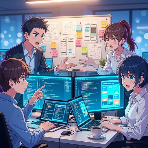Free Team Coding Together Image - Anime, Manga, Illustration | Download ...
