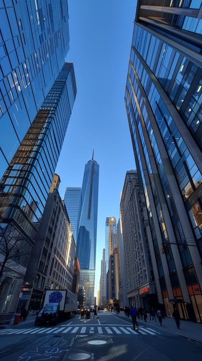 Free Urban Skyline View Image - City, Skyscrapers, Architecture ...