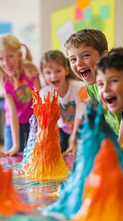 Free Colorful Volcano Experiments Image - Science, Art, Experiment