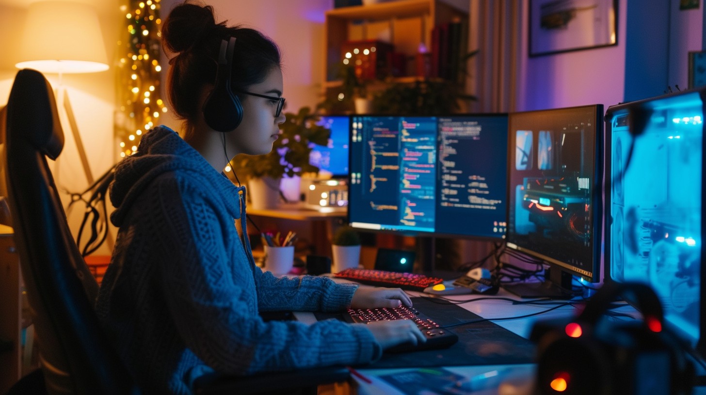 Free Focused Tech Professional Image - Technology, Coding, Programmer ...