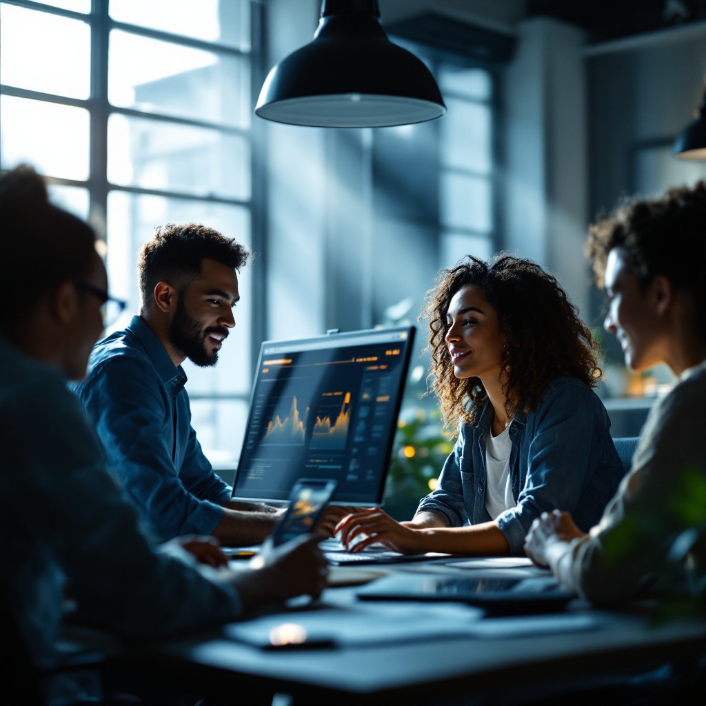 Free Technology Meets Teamwork Image - Collaboration, Technology ...