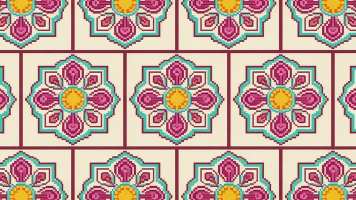 Free Indian Pixel Patterns Image - Mandala, Paisley, Pattern | Download ...