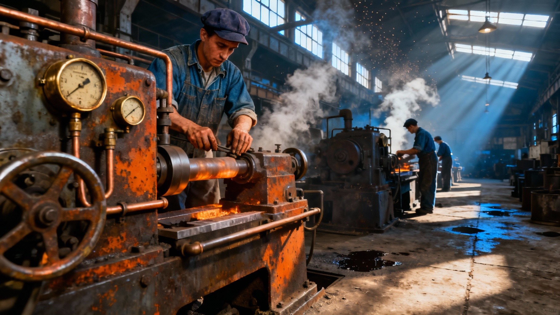 Free Vintage Factory Floor Photo - Factory, Industrial, Vintage ...