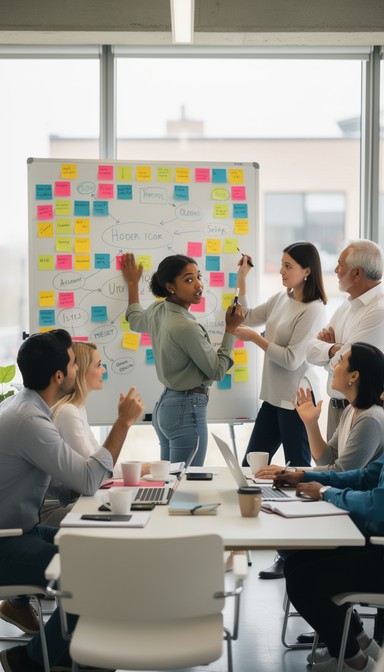 Free Team Brainstorming Session Image - Brainstorming, Teamwork ...