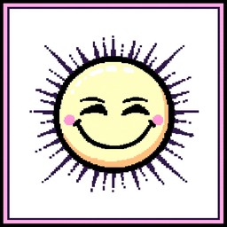 Free Radiant Happy Sun Image - Happy, Pixel, Sun | Download at StockCake