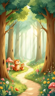 Free Enchanted Forest Path Image - Forest, Magical, Sunbeams | Download ...
