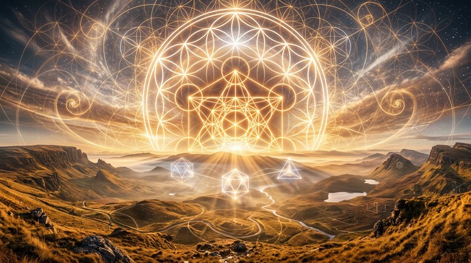 Free Sacred Geometric Landscape Image - Metatron, Geometry, Sacred ...