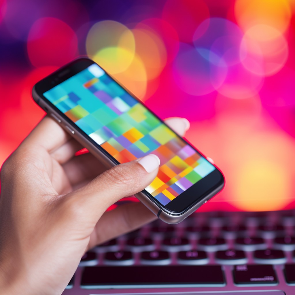 Free Colorful Mobile Display Image - Smartphone, Color, Bokeh ...