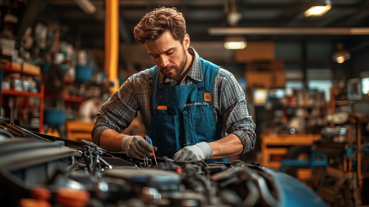 Free Mechanic fixing car Image - Mechanic, Workshop, Engine | Download ...