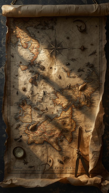 Free Antique Map Scroll Image - Map, Antique, Parchment | Download at ...