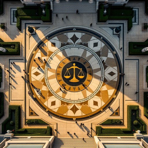 Free Justice Plaza Symmetry Image - Courthouse, Justice, Aerial ...