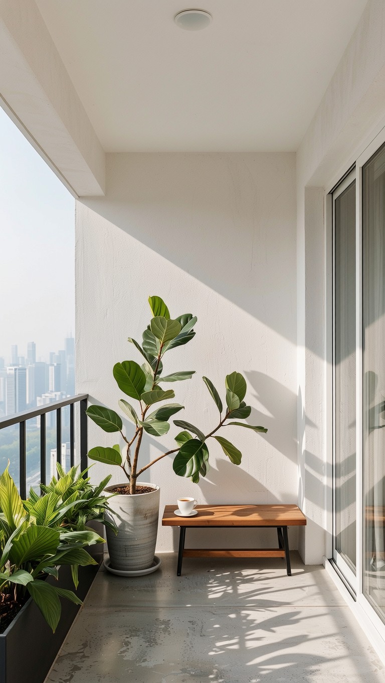 Free Minimal Urban Retreat Image - Balcony, Minimalist, Contemporary ...