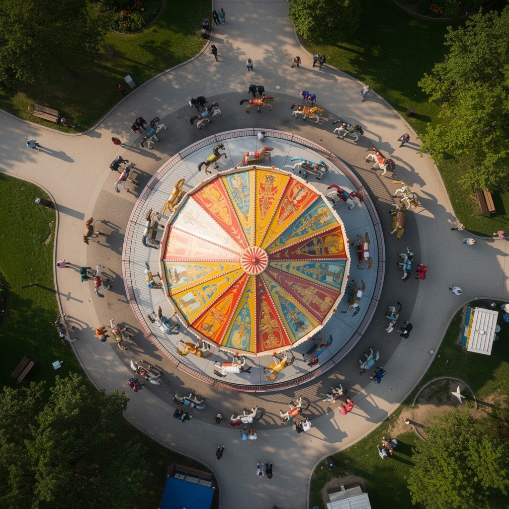 Free Carousel From Above Image - Carousel, Aerial, Overhead | Download ...