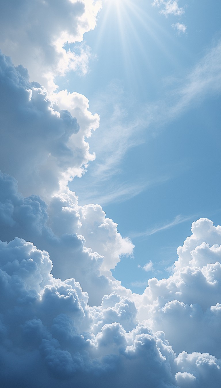 Free Divine Sky Beams Image - Sky, Clouds, Sunbeams | Download at StockCake