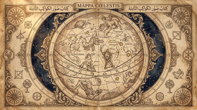 Free Ancient Celestial Map Image - Celestial, Astronomy, Vintage ...