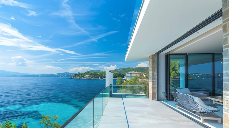 Free Luxurious Coastal Home Image - Luxury, Ocean, Sustainability ...