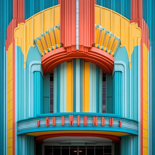 Free Colorful Art Deco Image - Architecture, Colorful, Stripes ...