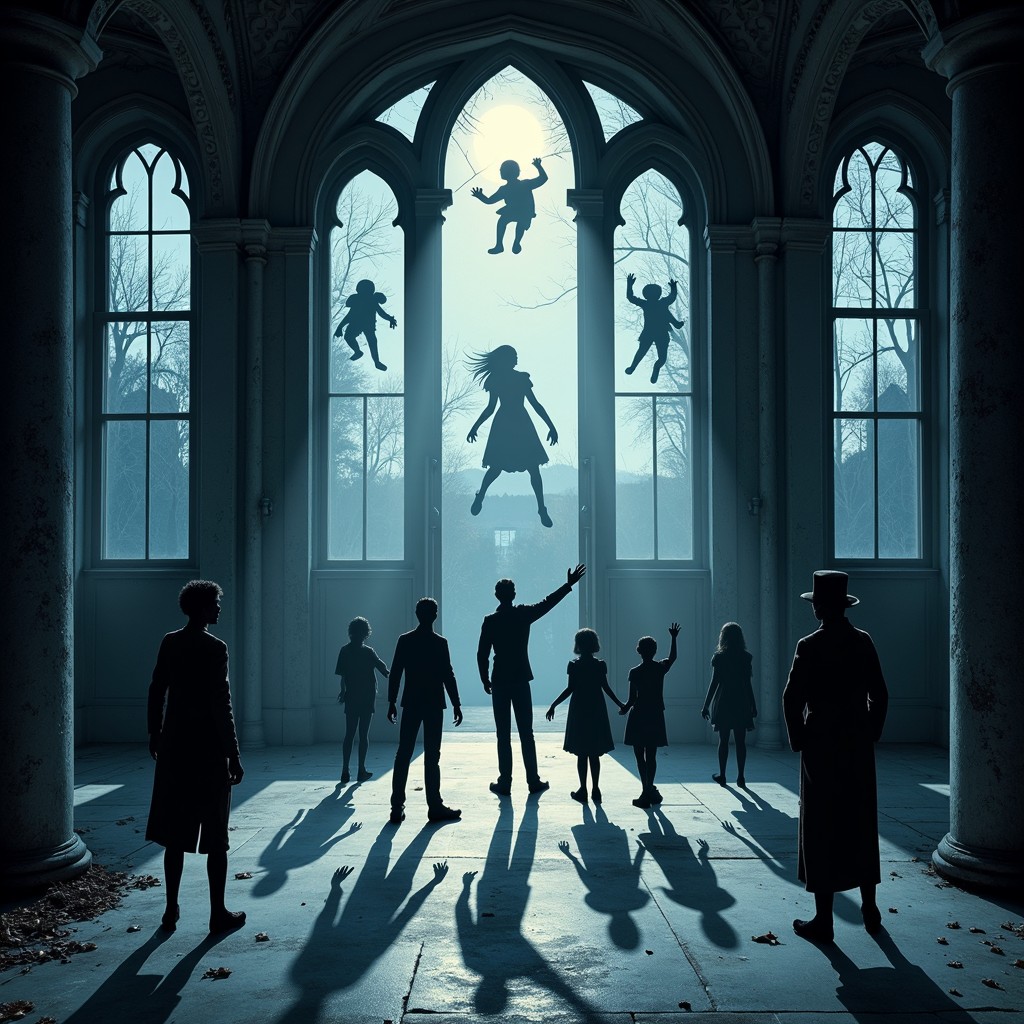 Free Gothic Shadow Theatre Image - Silhouettes, Gothic, Shadows ...