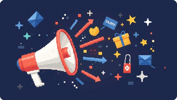 Free Pixel Art Promotion Image - Megaphone, Pixel, Retro | Download at ...