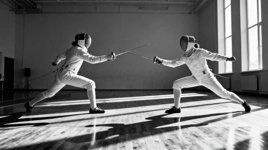 Free Swords Meet Midair Image - Fencing, Sport, Athletes | Download at ...