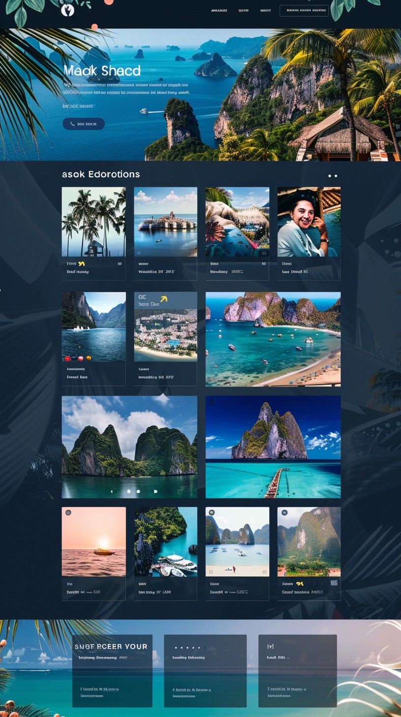 Tropical Website Example Free Tropical Website Design Image - Tropical, Website, Design ...