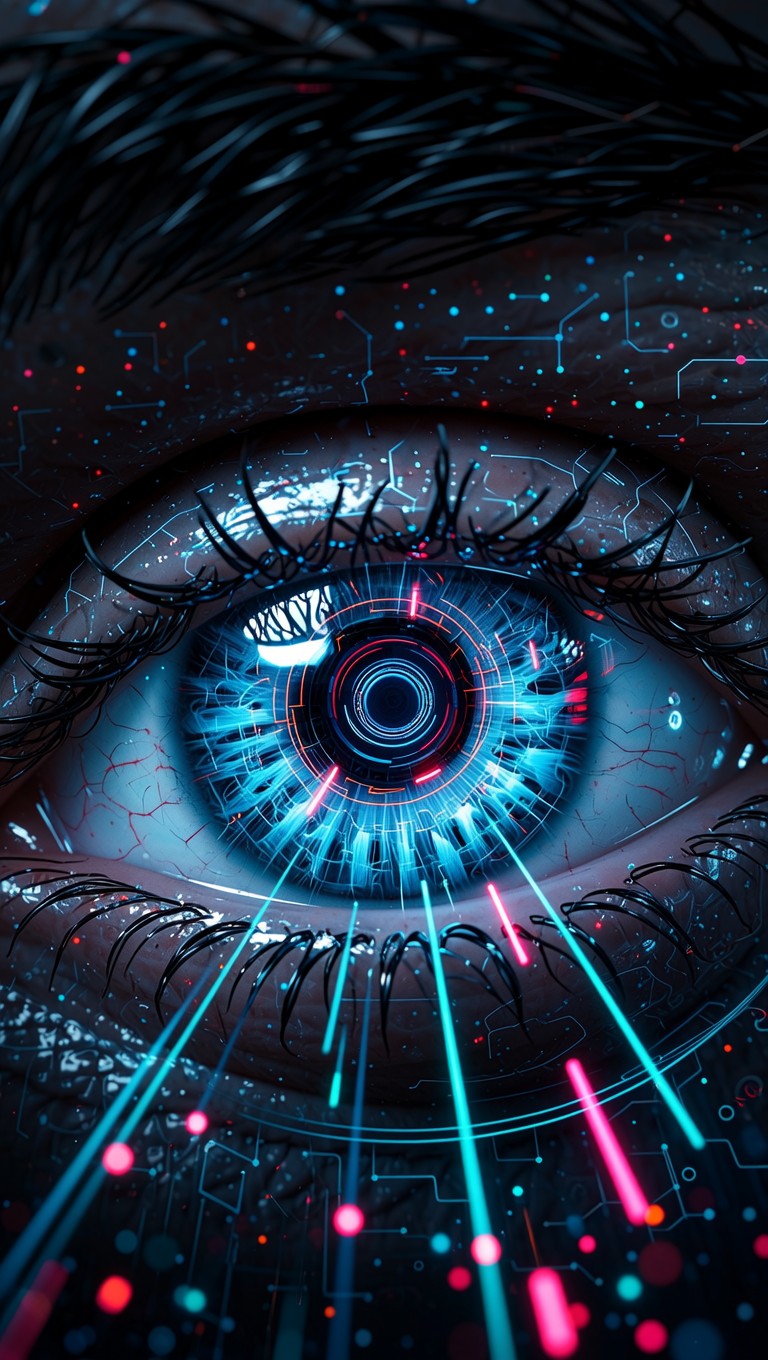 Free Cybernetic Eye Vision Image - Cyberpunk, Futuristic, Eye ...