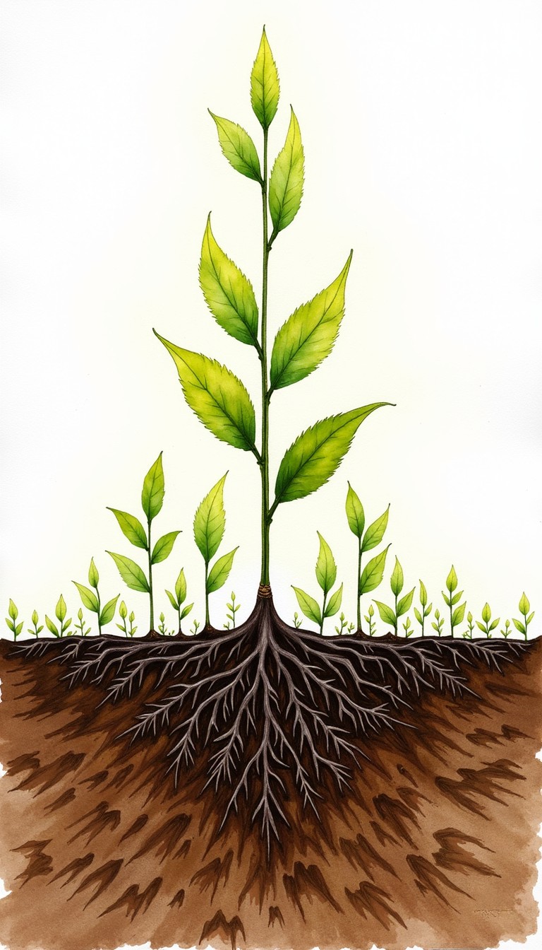 Free Roots To Leaves Image - Growth, Roots, Plant | Download at StockCake