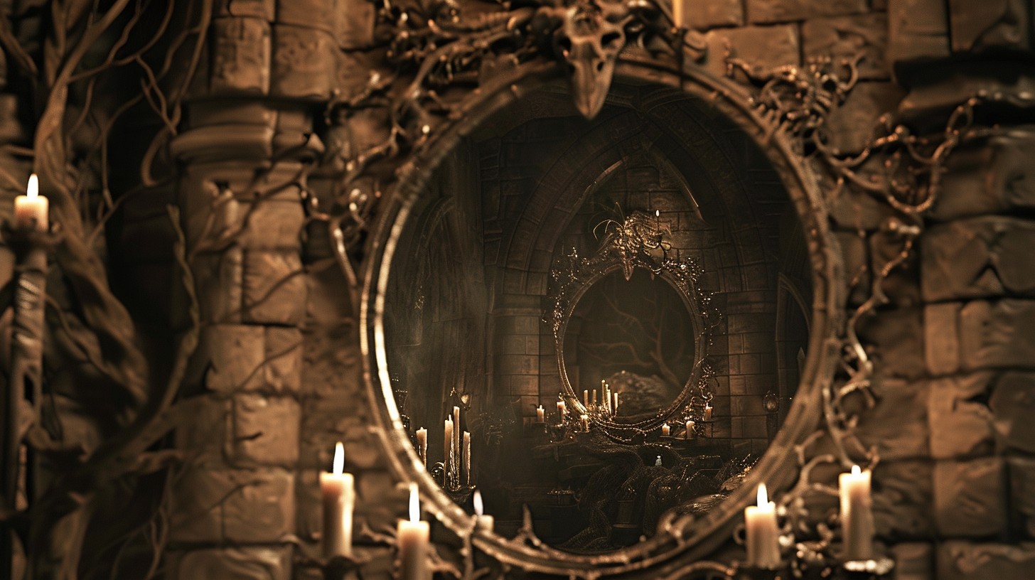 Free Gothic Mirror Ambience Image - Gothic, Mirror, Candles | Download ...