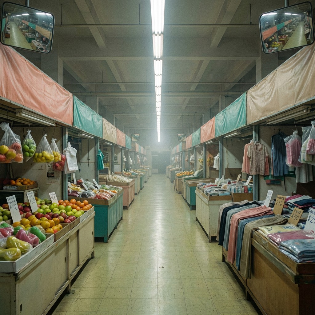 Free Abandoned Market Hall Image - Liminal, Dreamcore, Market ...