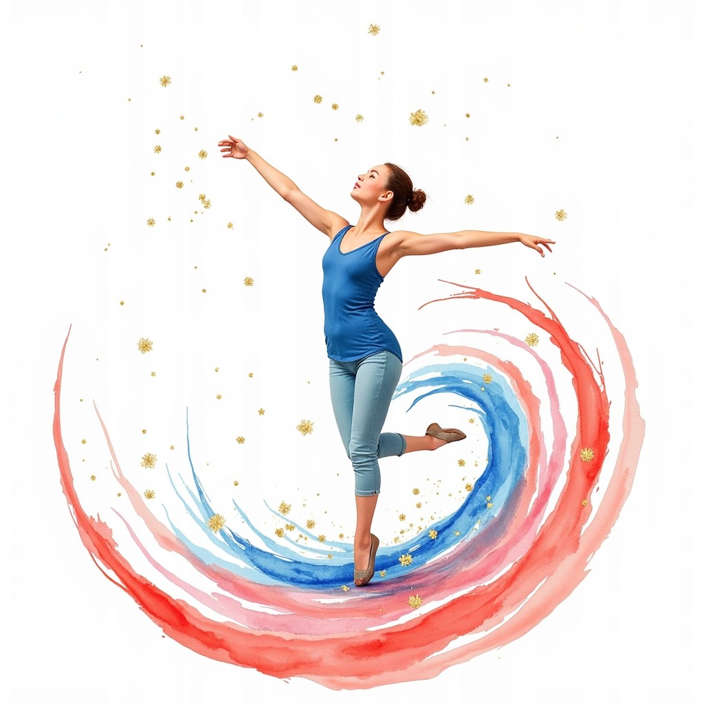 Free Dance in Color Image - Watercolor, Dancer, Ballet | Download at ...