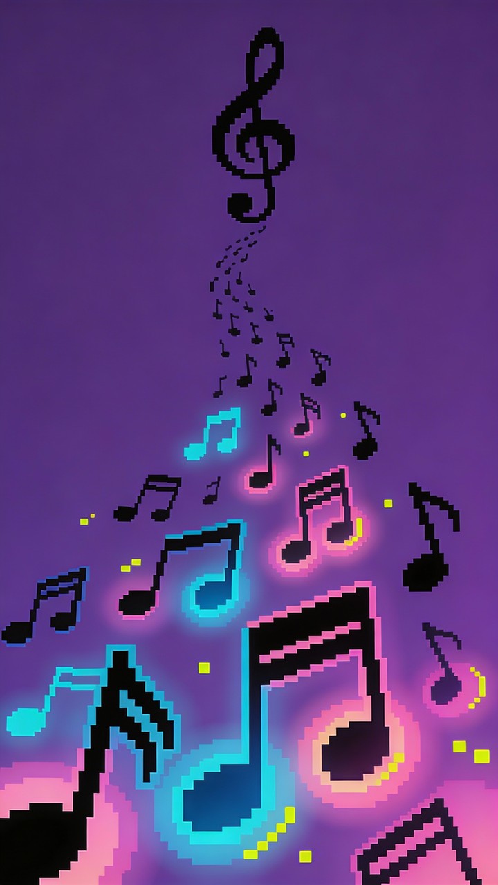 Free Melody In Motion Image - Music, Pixel, Art | Download at StockCake