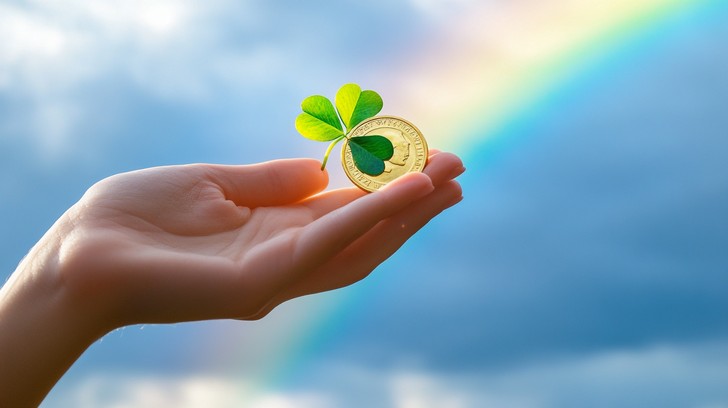 Inner Luck Download Luck in hand Image - Luck, Clover, Coin | StockCake