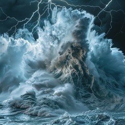 Free Tempestuous Ocean Fury Image - Storm, Ocean, Lightning | Download ...