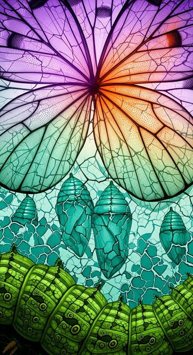 Free Microscopic Butterfly Pattern Image - Microscopic, Butterfly ...