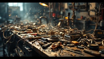 Free Dusty Workshop Chaos Image - Workshop, Industrial, Tools ...