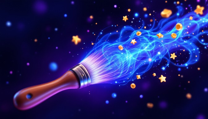 Free Brush Meets Magic Image - Watercolor, Brush, Artistic | Download ...