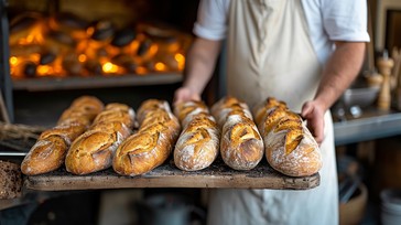 Free Fresh Bread Baking Image - Baker, Oven, Bread | Download at StockCake