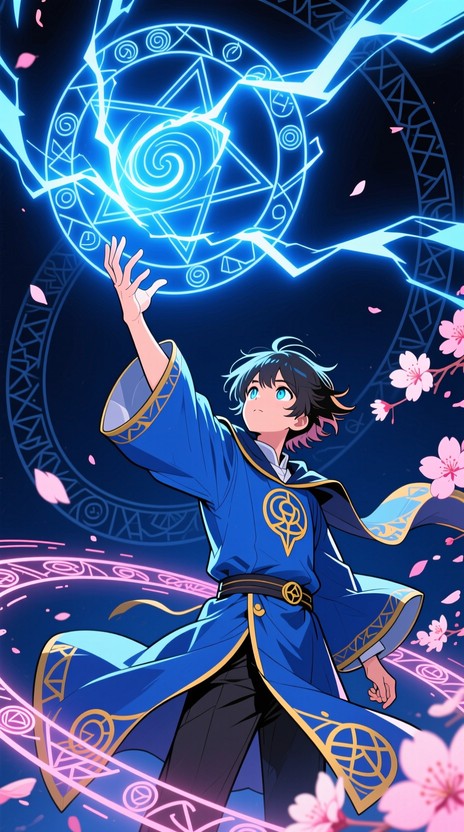 Wizard Runes Anime Free Magical Power Unleashed Photo - Wizard, Anime, Magic | Download at ...