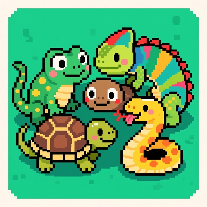 Free Reptile Pixel Friends Image - Pixel, Reptiles, Gecko | Download at ...