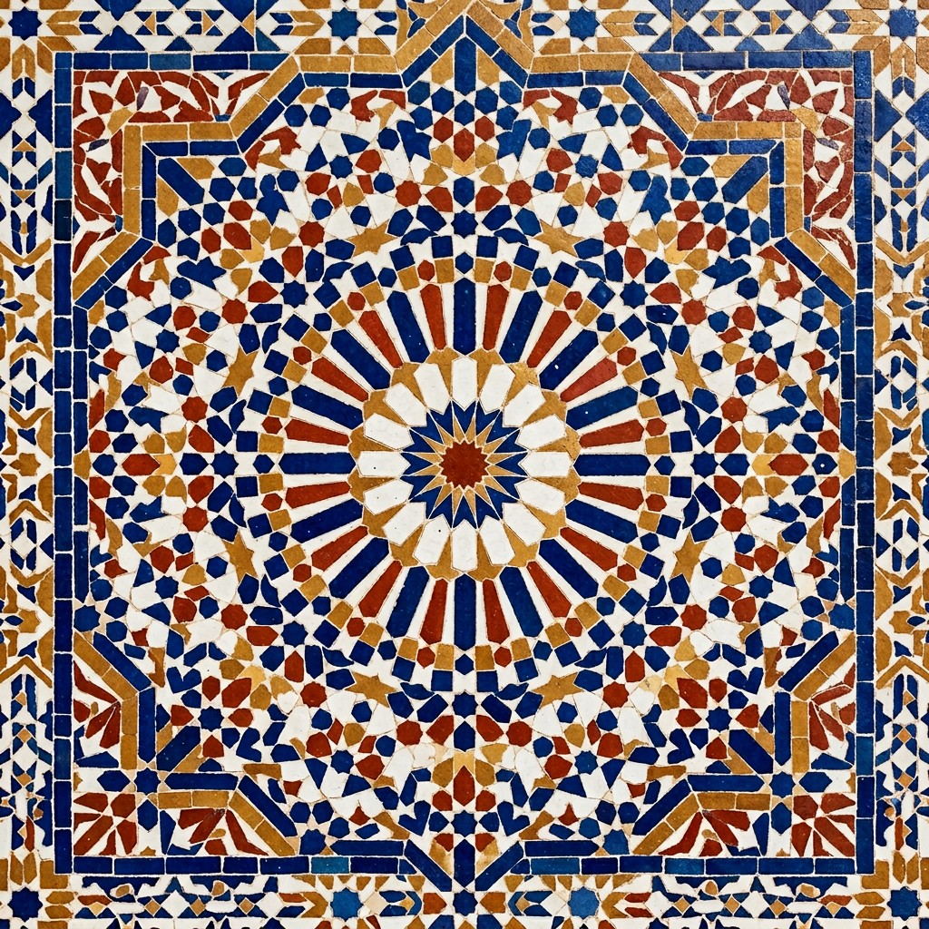 Geometric Mosiac Texture Free Geometric Mosaic Beauty Image - Mosaic, Geometric, Zellige ...