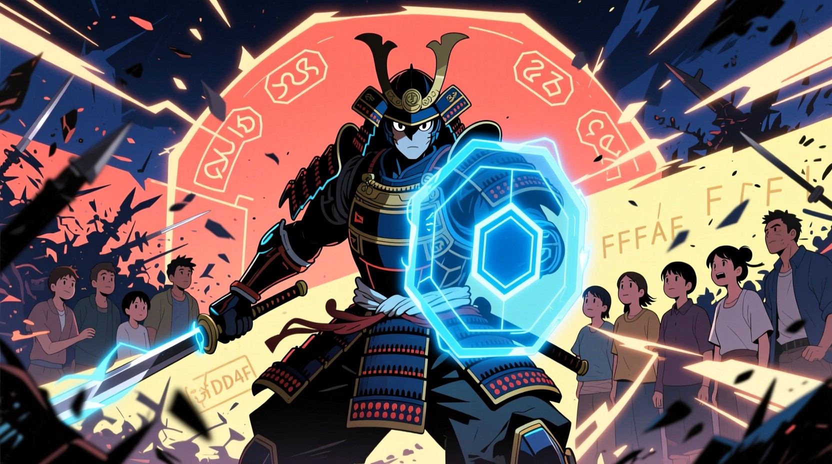 Free Samurai Shield Guardian Image - Samurai, Warrior, Shield ...